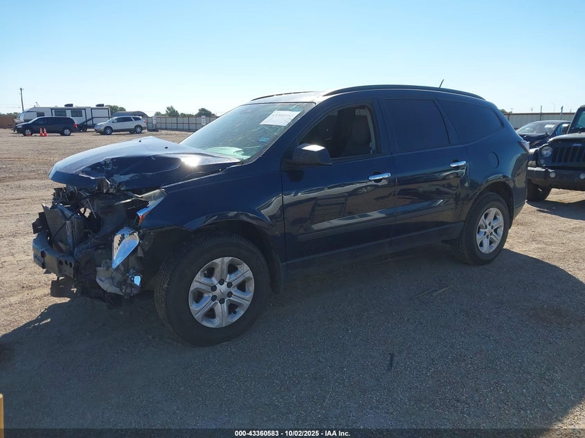 2017 CHEVROLET TRAVERSE LS - 1GNKRFED6HJ173015
