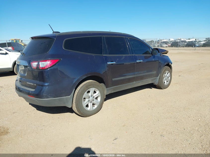 2017 CHEVROLET TRAVERSE LS - 1GNKRFED6HJ173015