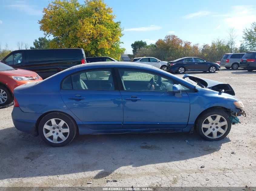 2008 Honda Civic Lx VIN: 1HGFA16508L017232 Lot: 43360623