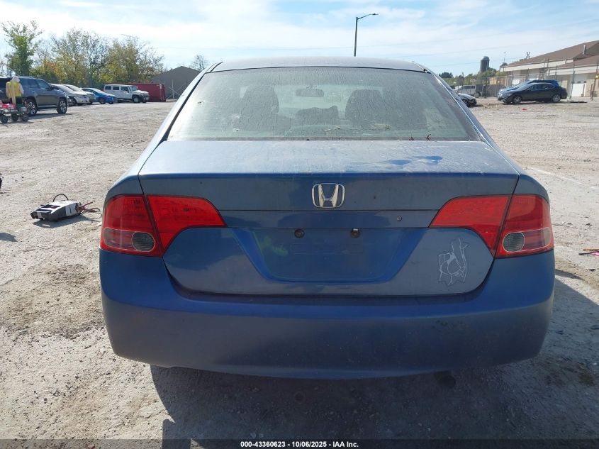 2008 Honda Civic Lx VIN: 1HGFA16508L017232 Lot: 43360623