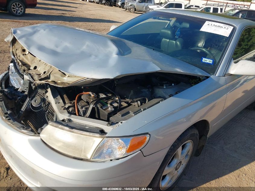 2001 Toyota Camry Solara Sle V6 VIN: 2T1CF22P31C455899 Lot: 43360632