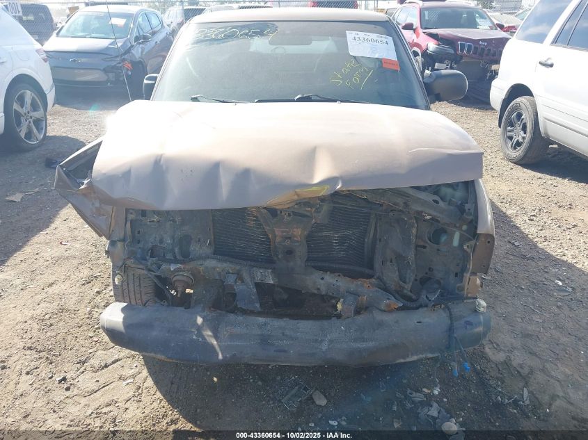 2002 GMC Sonoma Sl VIN: 1GTCS14W928183835 Lot: 43360654