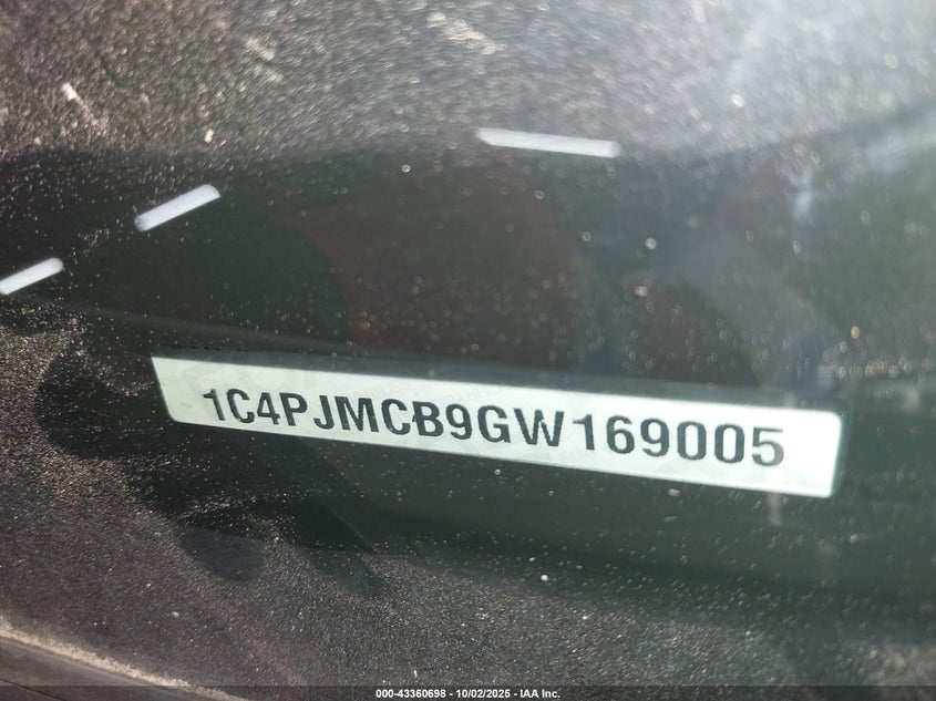 2016 JEEP CHEROKEE ALTITUDE - 1C4PJMCB9GW169005