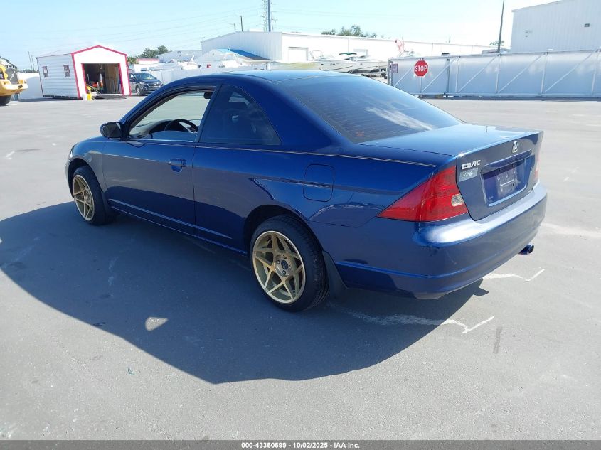 2002 Honda Civic Ex VIN: 1HGEM22932L081791 Lot: 43360699