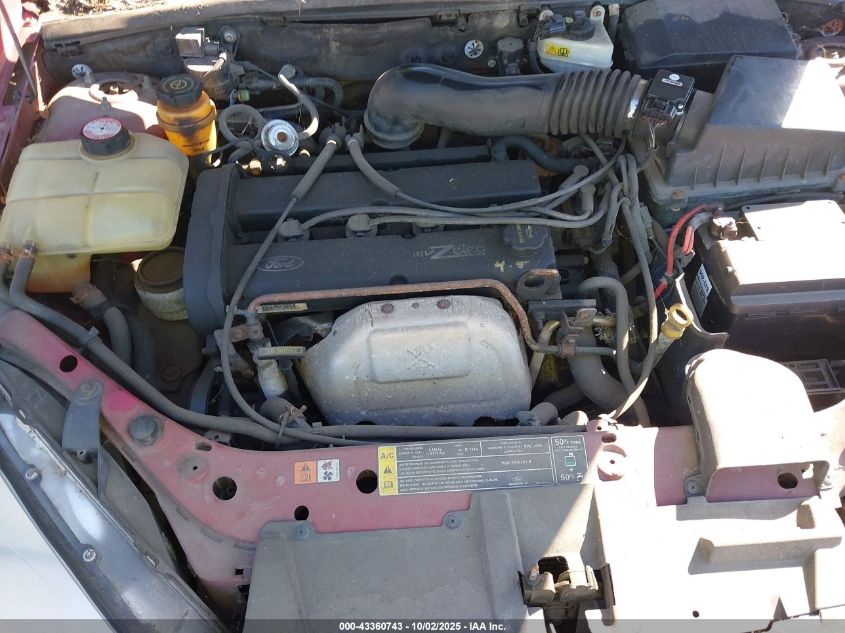 2001 Ford Focus Zx3 VIN: 3FAFP31311R128772 Lot: 43360743