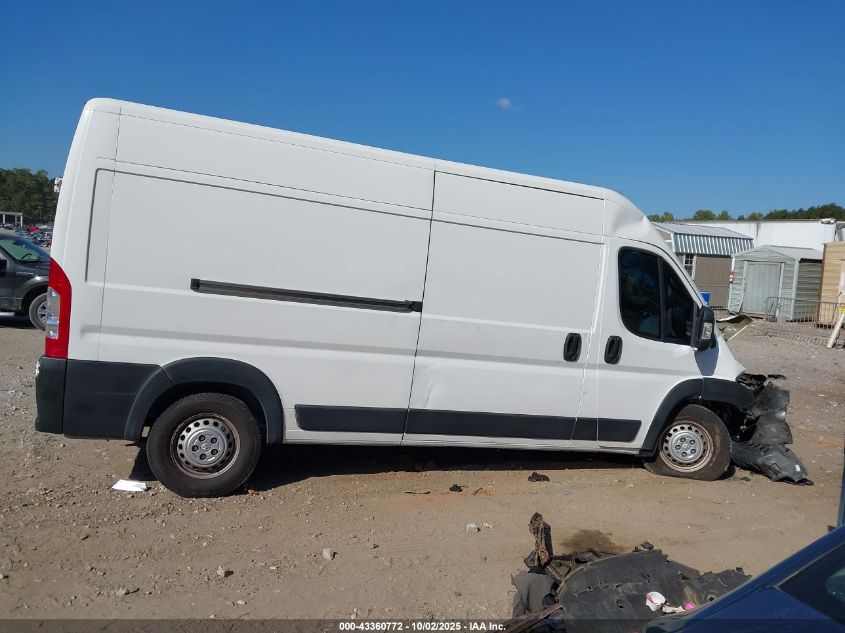 2024 Ram Promaster 2500 Tradesman High Roof 159 Wb W/Pass Seat VIN: 3C6LRVDG0RE102904 Lot: 43360772