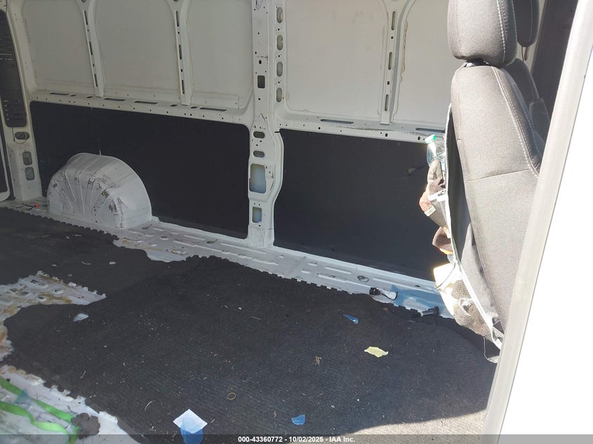 2024 Ram Promaster 2500 Tradesman High Roof 159 Wb W/Pass Seat VIN: 3C6LRVDG0RE102904 Lot: 43360772