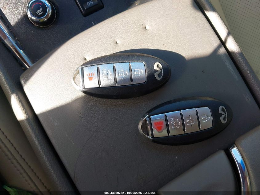 2011 Infiniti G37X VIN: JN1CV6ARXBM411404 Lot: 43360782