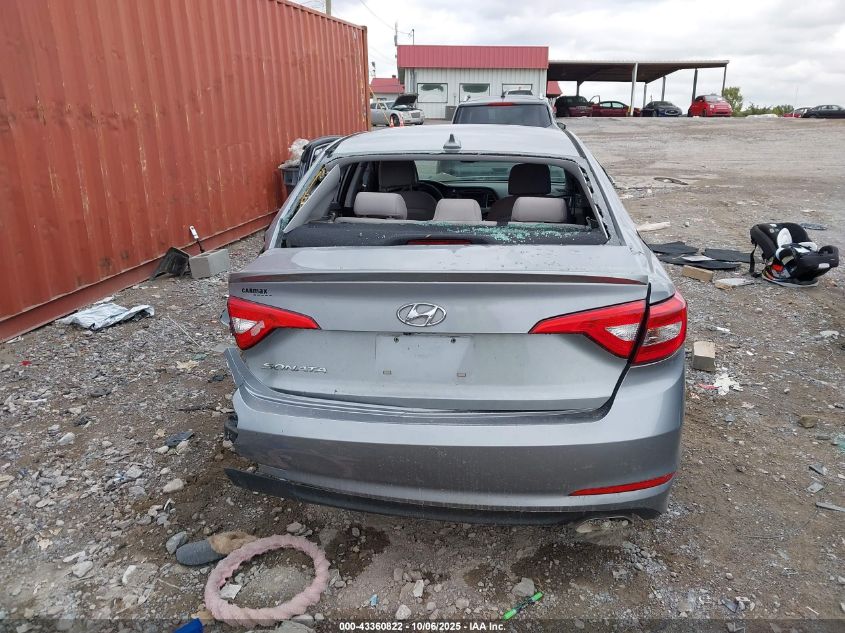 2016 Hyundai Sonata Se VIN: 5NPE24AFXGH335533 Lot: 43360822