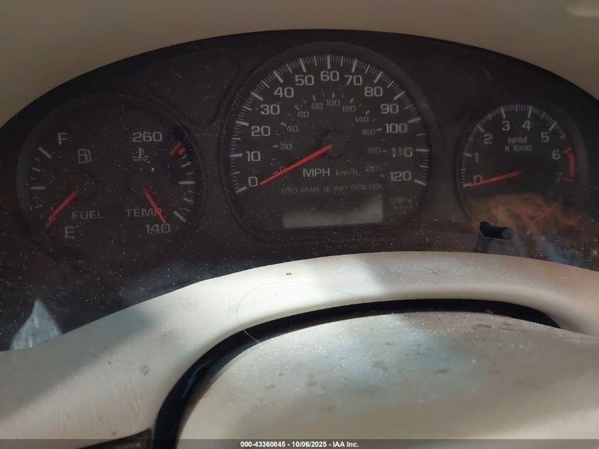 2003 Chevrolet Impala Ls VIN: 2G1WH52K439415758 Lot: 43360845