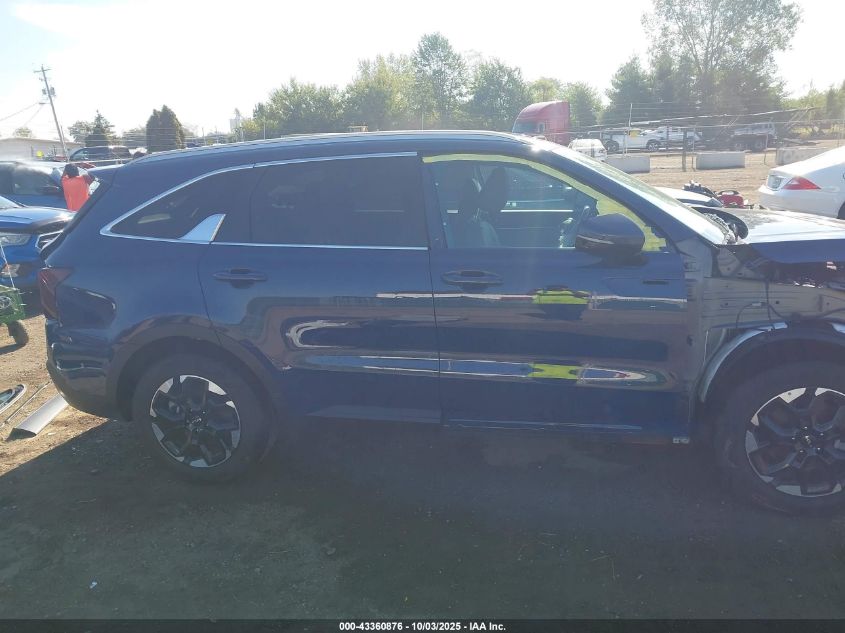 2025 Kia Sorento S VIN: 5XYRL4JC1SG319967 Lot: 43360876