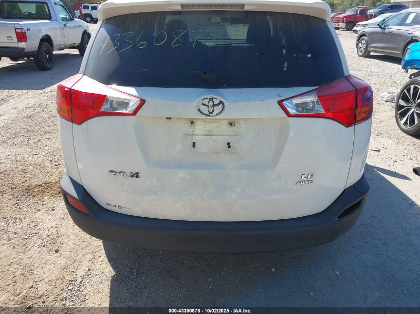 2015 Toyota Rav4 Le VIN: JTMBFREV4FD145737 Lot: 43360878