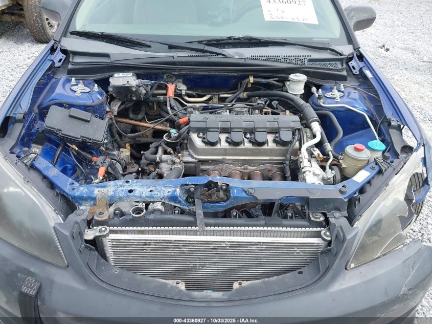 2005 Honda Civic Lx VIN: 1HGEM22515L057703 Lot: 43360927