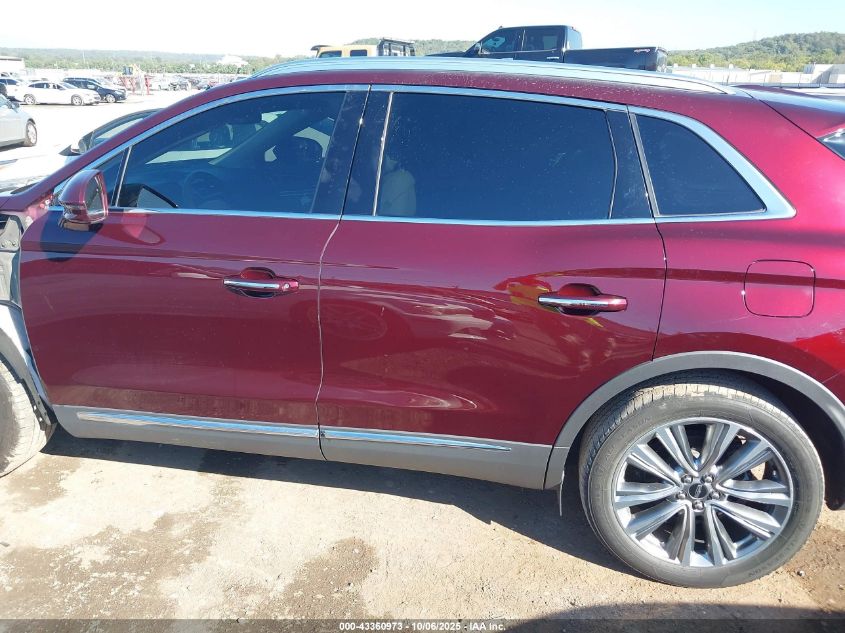 2017 Lincoln Mkx Reserve VIN: 2LMPJ8LP1HBL35748 Lot: 43360973
