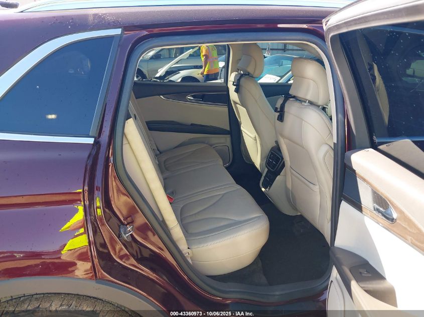 2017 Lincoln Mkx Reserve VIN: 2LMPJ8LP1HBL35748 Lot: 43360973