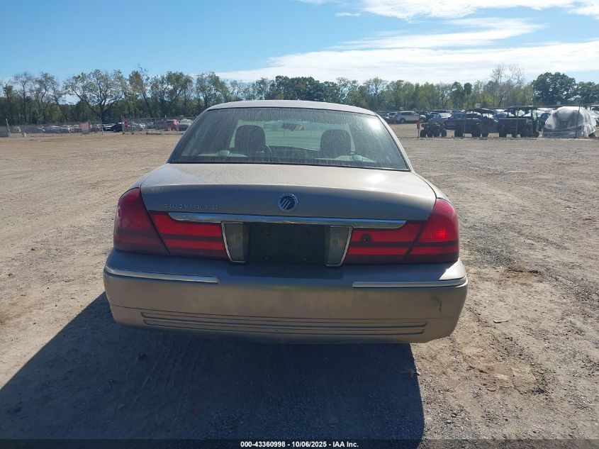 2004 Mercury Grand Marquis Gs VIN: 2MEFM74W44X689777 Lot: 43360998