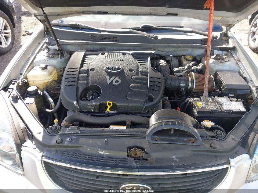 2007 Kia Optima Ex V6 VIN: KNAGE124875112674 Lot: 43361016