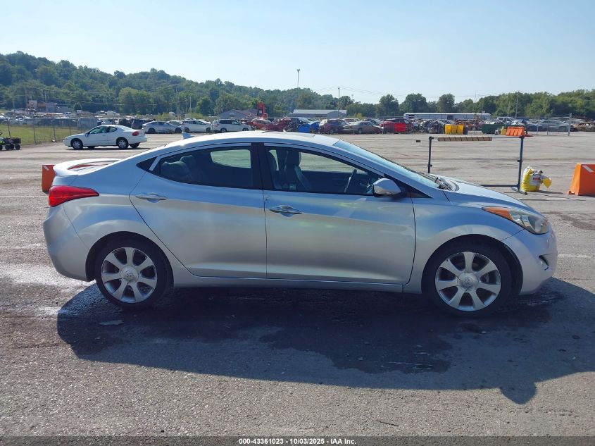2013 Hyundai Elantra Limited VIN: KMHDH4AE0DU794018 Lot: 43361023