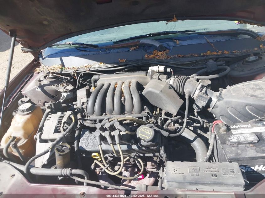 2001 Ford Taurus Lx VIN: 1FAFP52U71A168996 Lot: 43361024