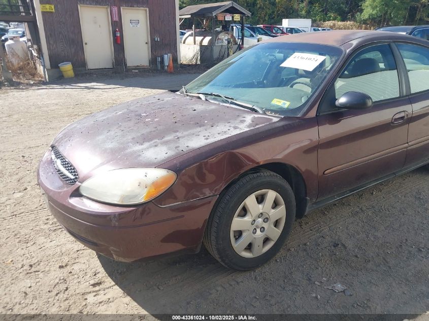 2001 Ford Taurus Lx VIN: 1FAFP52U71A168996 Lot: 43361024