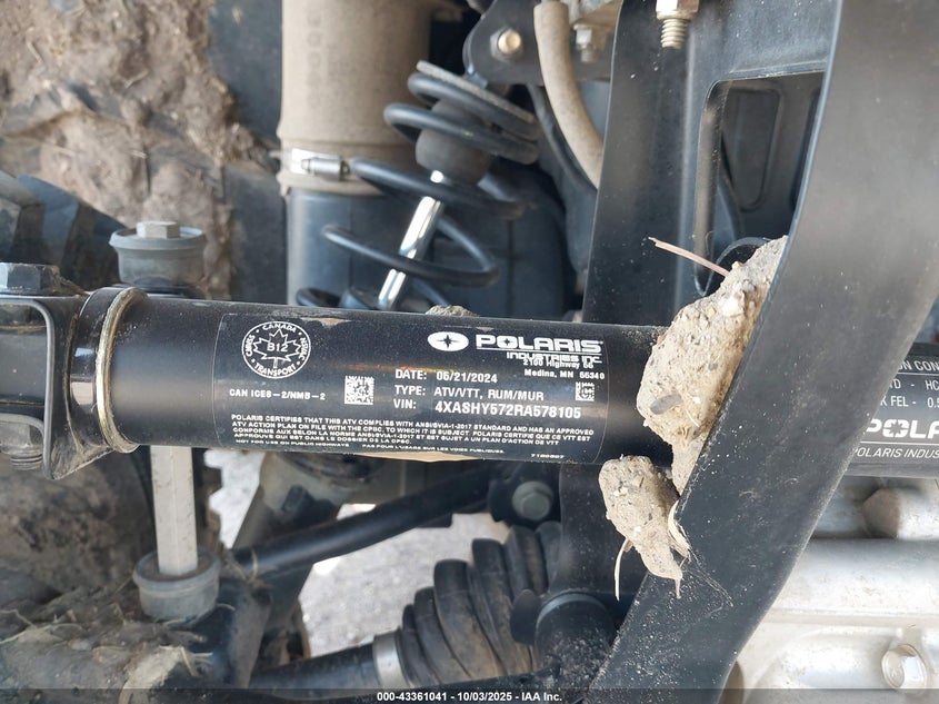 4XASHY572RA578105 2024 POLARIS SPORTSMAN photo no. 10