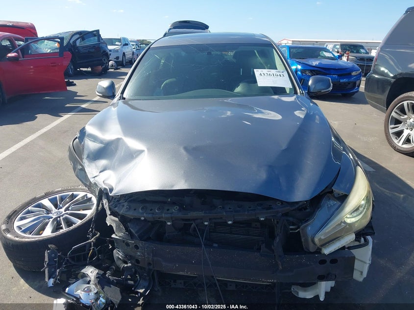 2018 Infiniti Q50 3.0T Luxe VIN: JN1EV7APXJM356111 Lot: 43361043