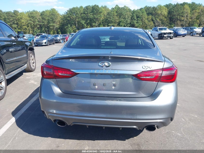2018 Infiniti Q50 3.0T Luxe VIN: JN1EV7APXJM356111 Lot: 43361043