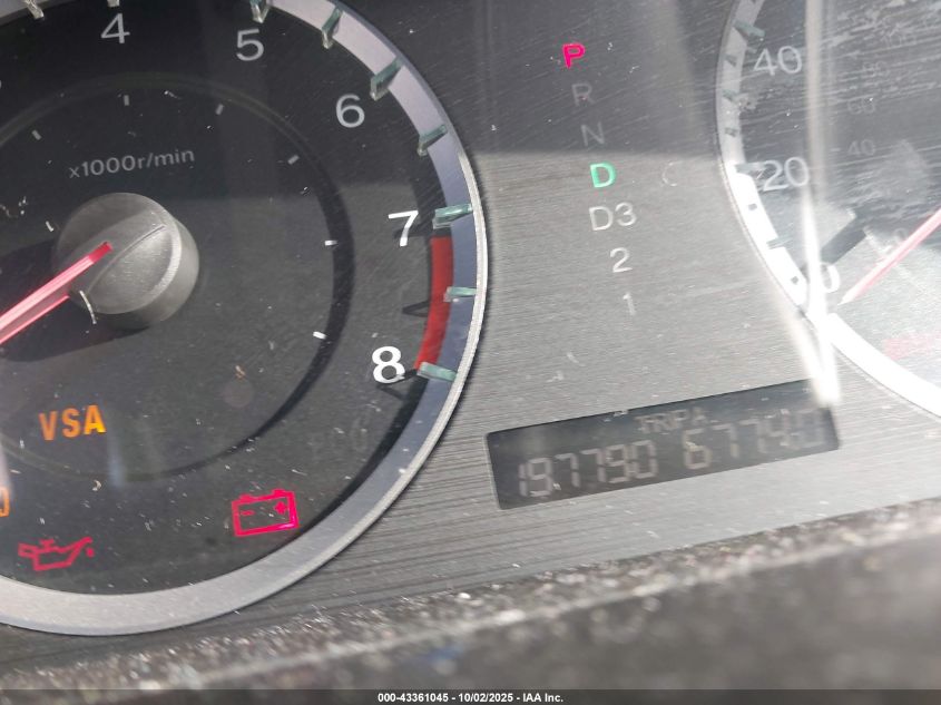 2010 Honda Accord 2.4 Ex-L VIN: 1HGCP2F88AA114133 Lot: 43361045