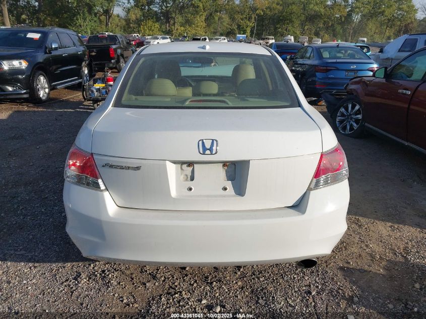 2010 Honda Accord 2.4 Ex-L VIN: 1HGCP2F88AA114133 Lot: 43361045