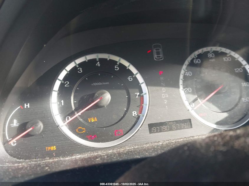 2010 Honda Accord 2.4 Ex-L VIN: 1HGCP2F88AA114133 Lot: 43361045