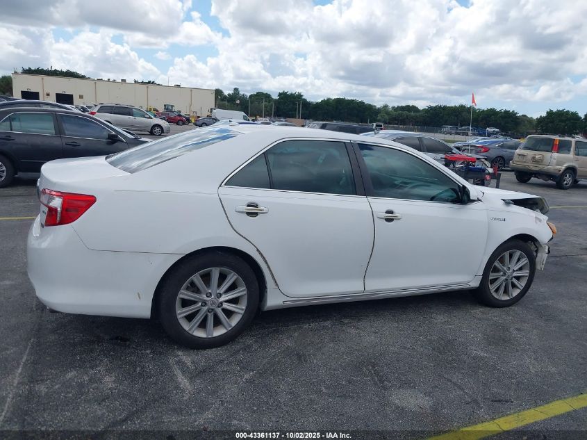 2013 Toyota Camry Hybrid Xle VIN: 4T1BD1FK8DU064874 Lot: 43361137