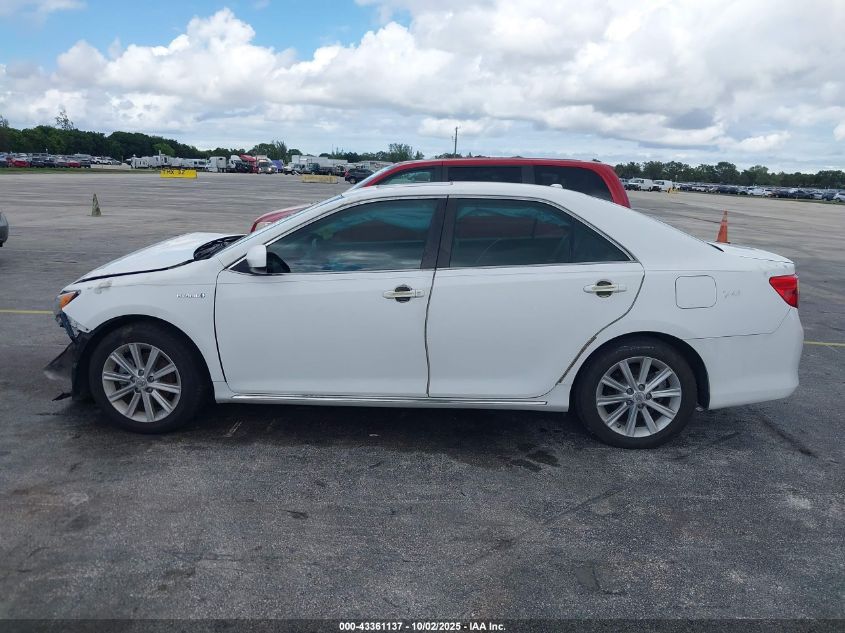 2013 Toyota Camry Hybrid Xle VIN: 4T1BD1FK8DU064874 Lot: 43361137