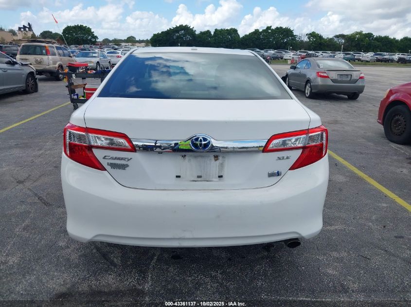 2013 Toyota Camry Hybrid Xle VIN: 4T1BD1FK8DU064874 Lot: 43361137
