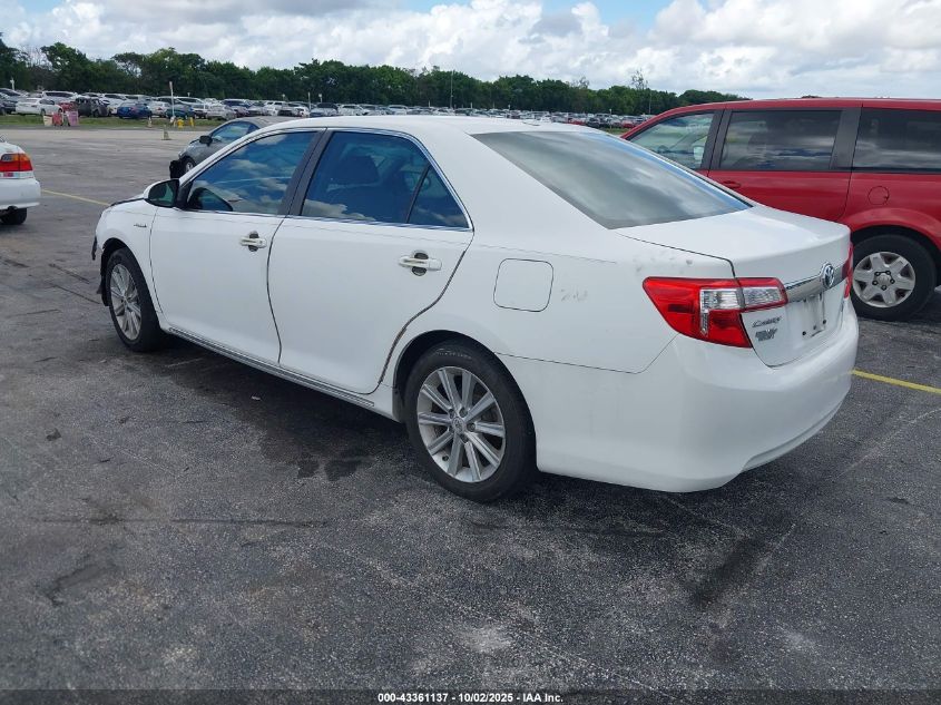 2013 Toyota Camry Hybrid Xle VIN: 4T1BD1FK8DU064874 Lot: 43361137