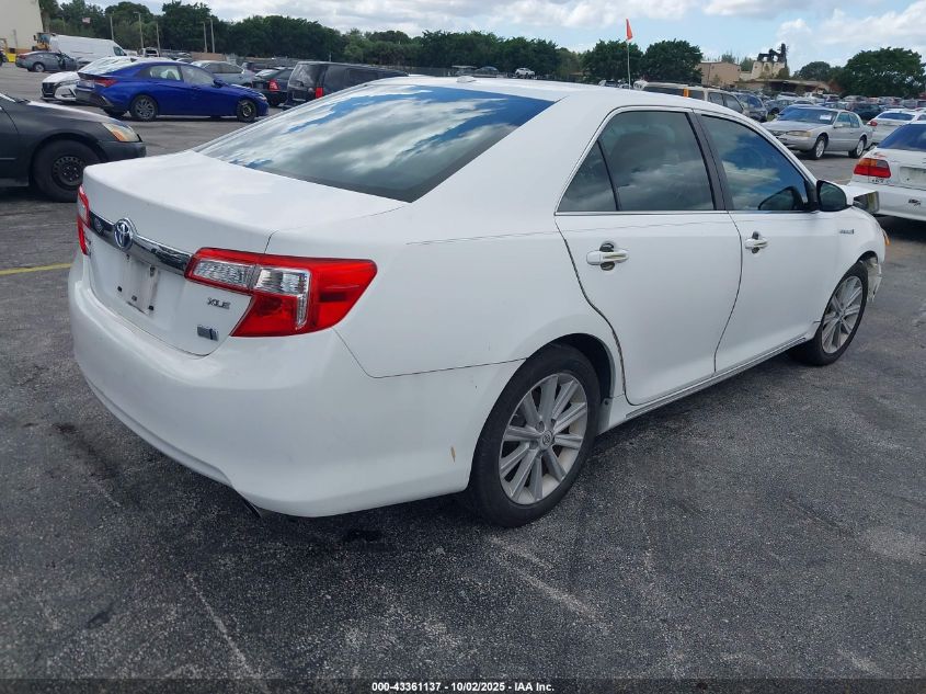 2013 Toyota Camry Hybrid Xle VIN: 4T1BD1FK8DU064874 Lot: 43361137