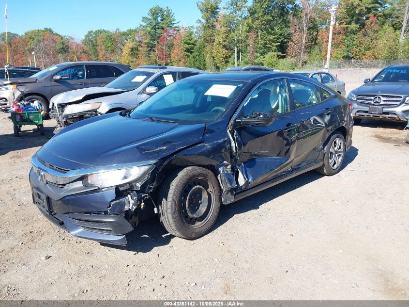 2016 Honda Civic Lx VIN: 19XFC2F52GE235663 Lot: 43361142