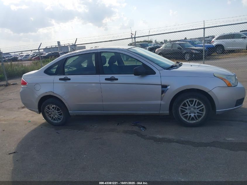 2008 Ford Focus Se/Ses VIN: 1FAHP35N48W107006 Lot: 43361221