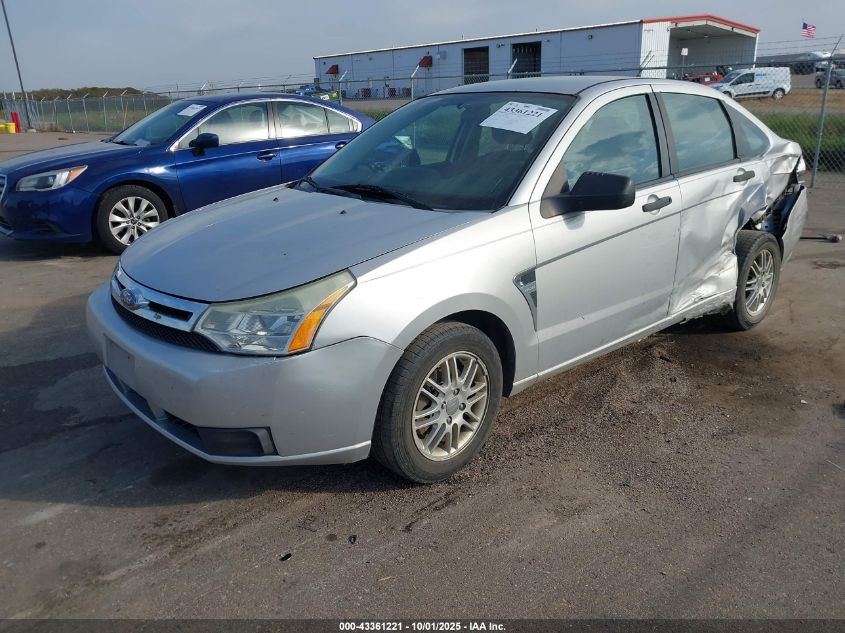 2008 Ford Focus Se/Ses VIN: 1FAHP35N48W107006 Lot: 43361221