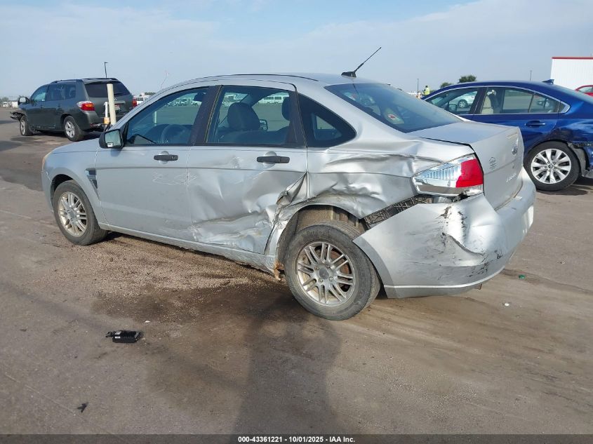 2008 Ford Focus Se/Ses VIN: 1FAHP35N48W107006 Lot: 43361221