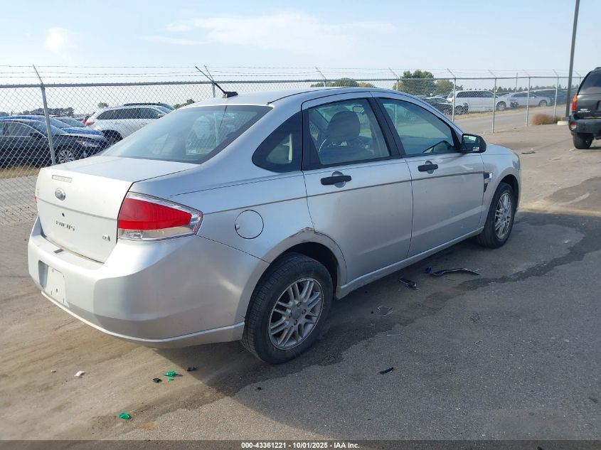 2008 Ford Focus Se/Ses VIN: 1FAHP35N48W107006 Lot: 43361221