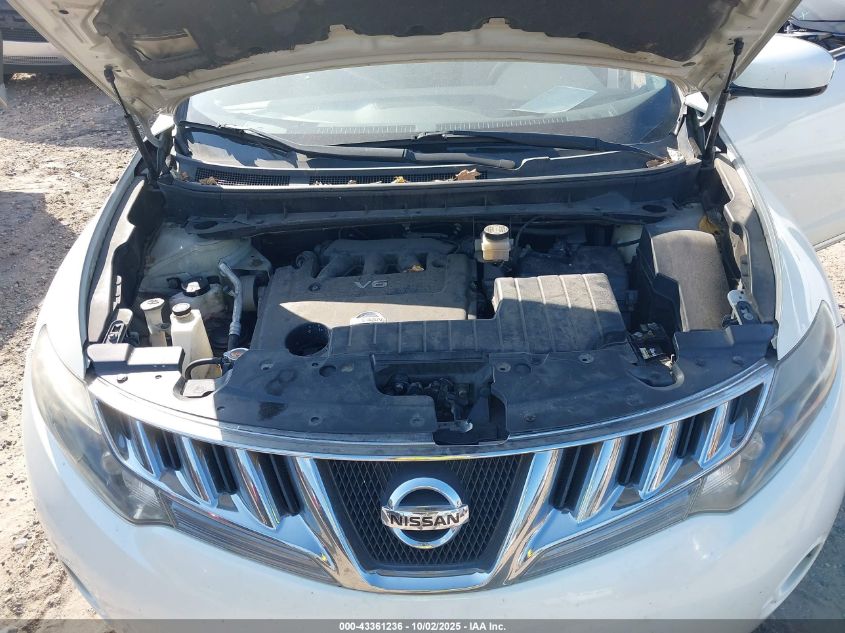 2009 Nissan Murano Sl VIN: JN8AZ18W09W147362 Lot: 43361236