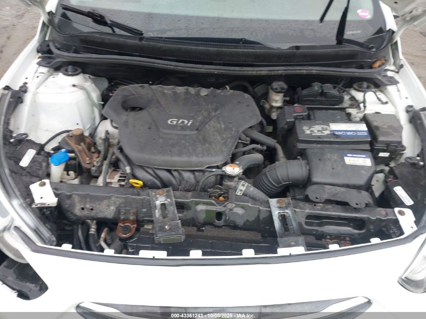 2017 Hyundai Accent Se VIN: KMHCT5AEXHU310166 Lot: 43361243