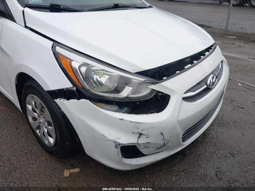 2017 Hyundai Accent Se VIN: KMHCT5AEXHU310166 Lot: 43361243