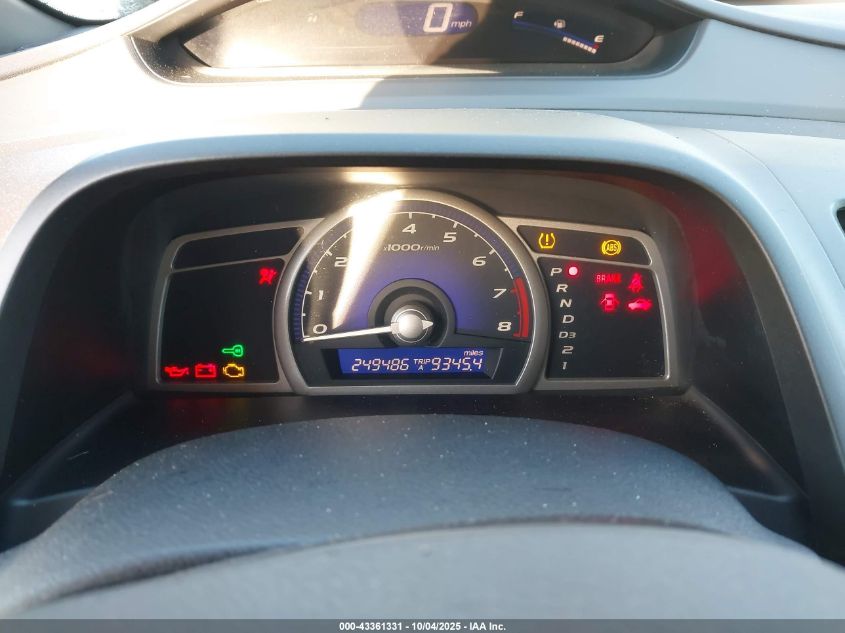 2008 Honda Civic Lx VIN: 2HGFA165X8H302050 Lot: 43361331