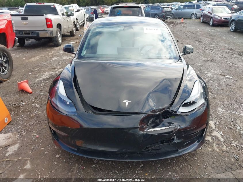 2021 Tesla Model 3 Standard Range Plus Rear-Wheel Drive VIN: 5YJ3E1EA7MF020520 Lot: 43361347