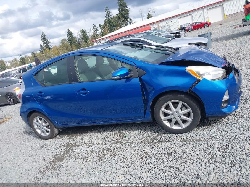 2013 Toyota Prius C Four VIN: JTDKDTB38D1058363 Lot: 43361357