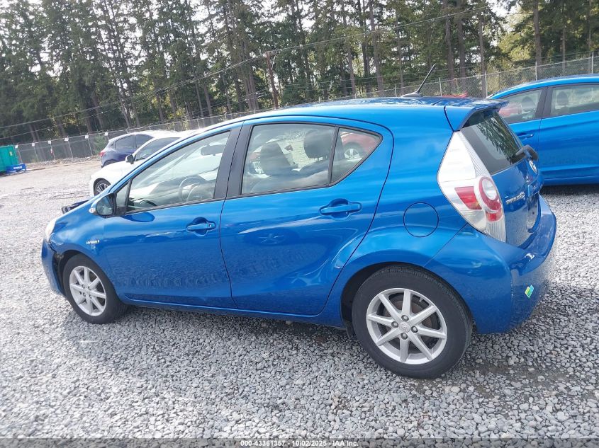 2013 Toyota Prius C Four VIN: JTDKDTB38D1058363 Lot: 43361357