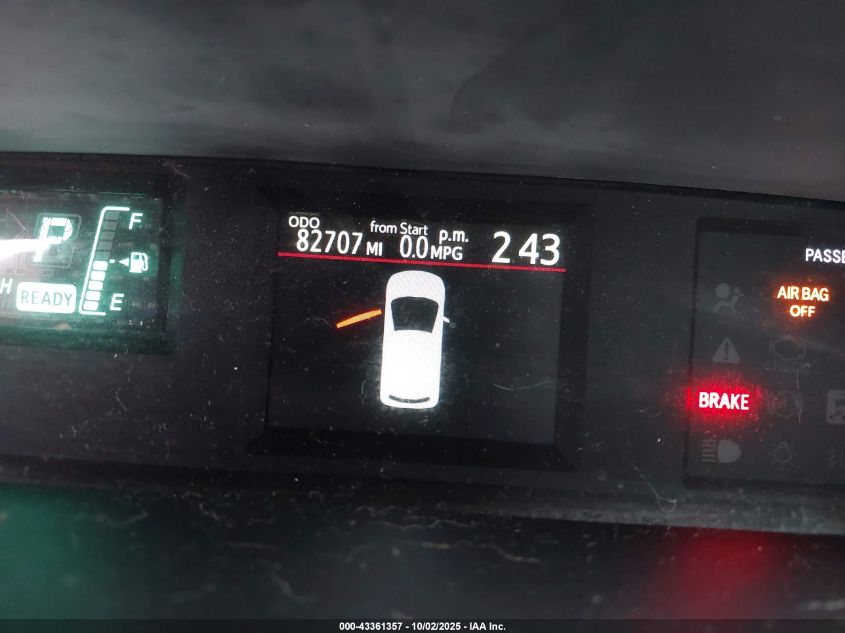 2013 Toyota Prius C Four VIN: JTDKDTB38D1058363 Lot: 43361357