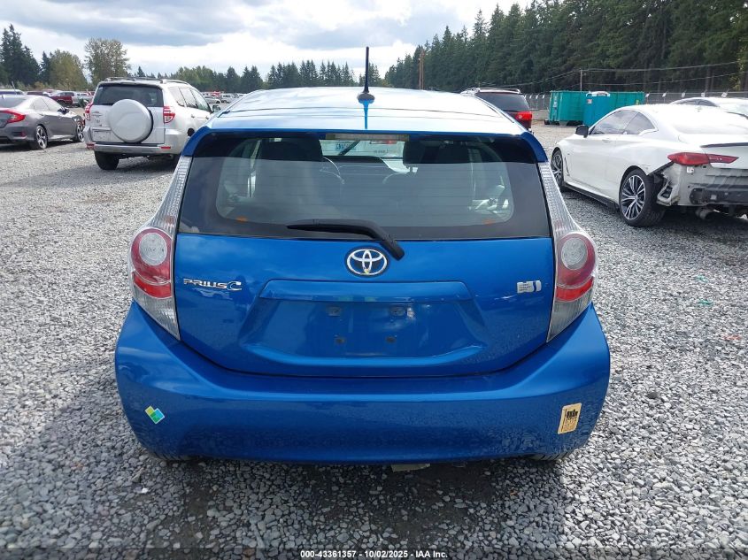 2013 Toyota Prius C Four VIN: JTDKDTB38D1058363 Lot: 43361357