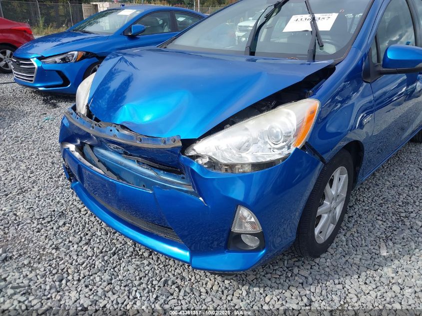 2013 Toyota Prius C Four VIN: JTDKDTB38D1058363 Lot: 43361357